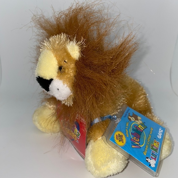Webkinz Lion HM006 Rare With Code and No Tail - Picture 2 of 16